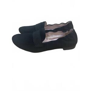 NEW LALISA women's sparkle loafers in black